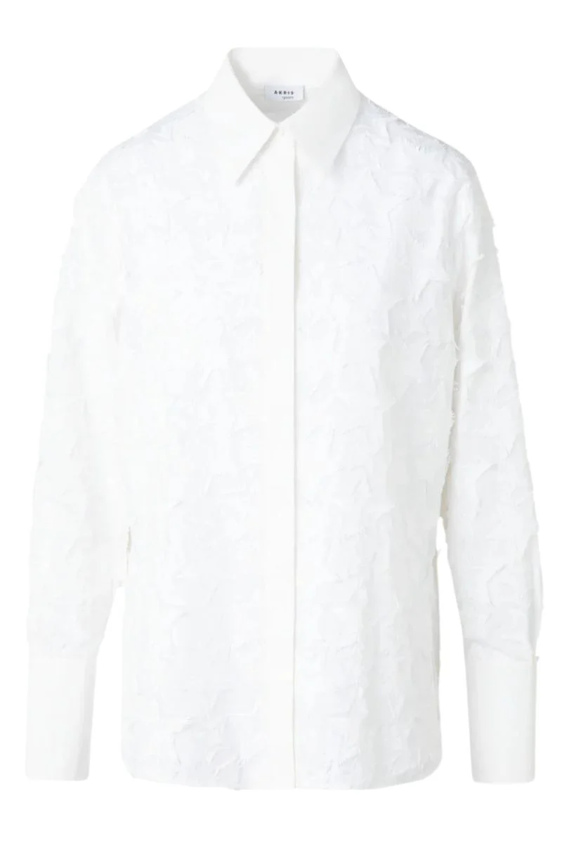 3D Star Embroidered Blouse - Image 5