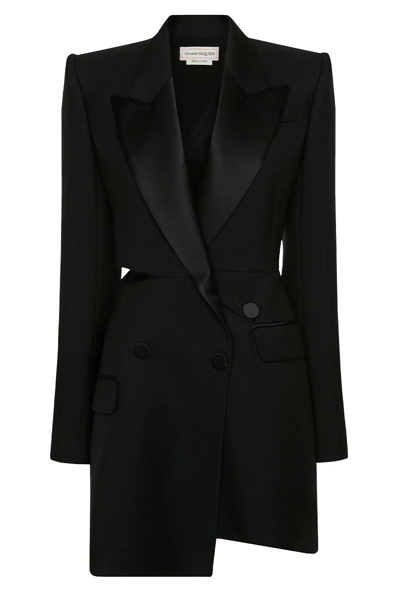 Slashed Tuxedo Dress - Image 4