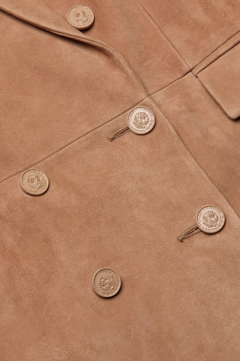 Aimee Oversized Suede Blazer - Image 4