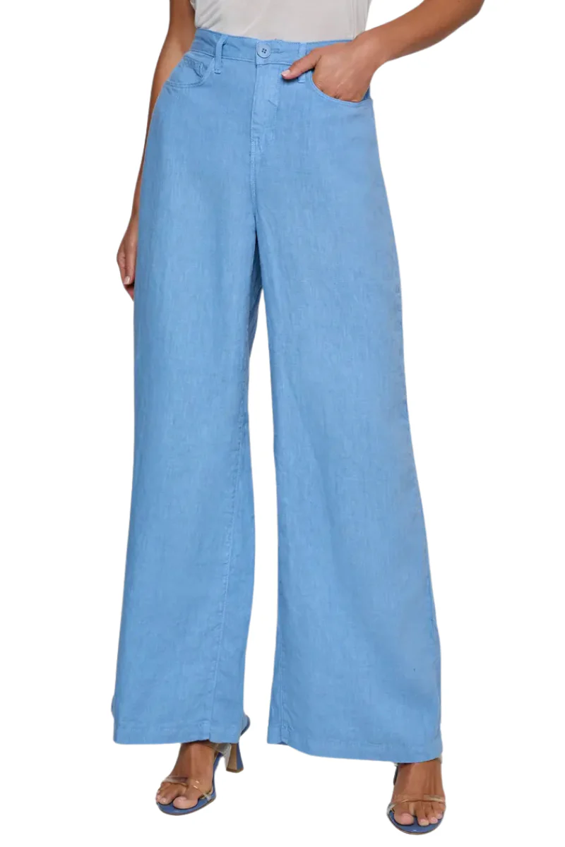 Amara Linen Wide-Leg Pant