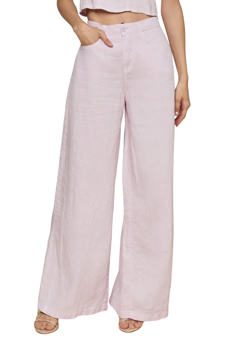 Amara Linen Wide-Leg Pant - Image 3