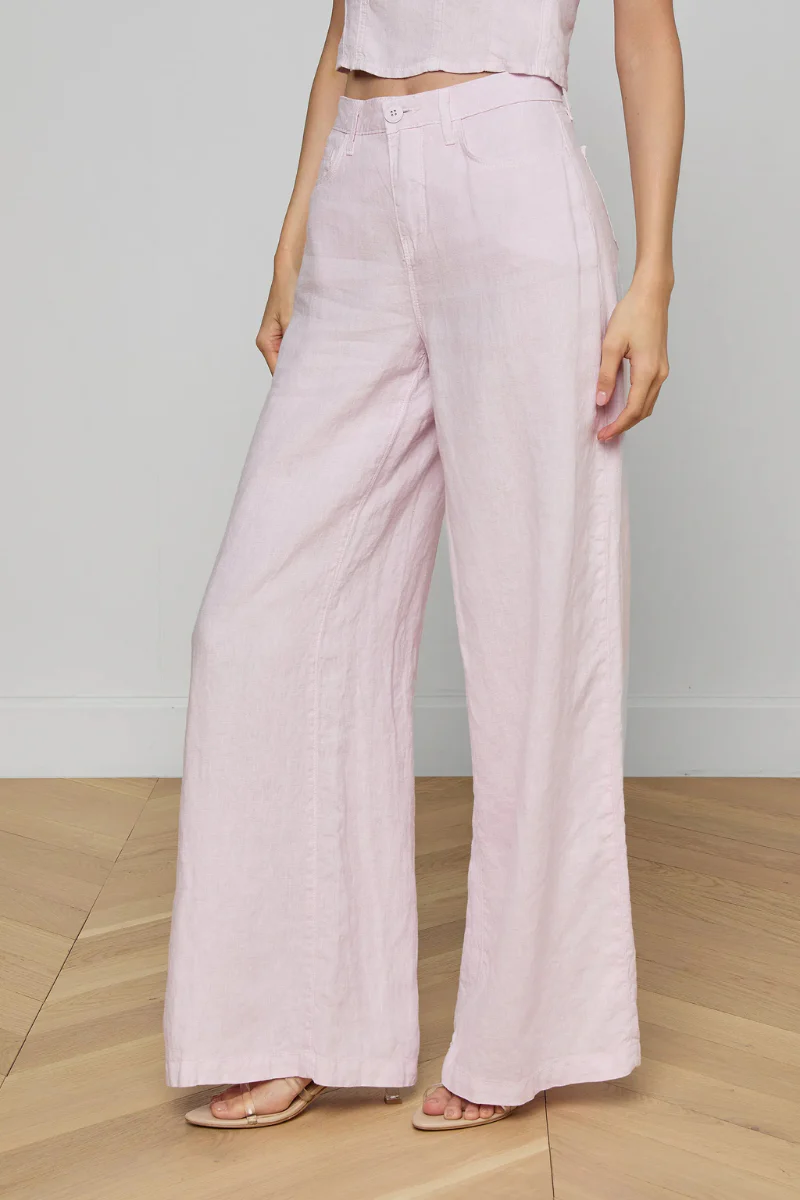 Amara Linen Wide-Leg Pant - Image 4