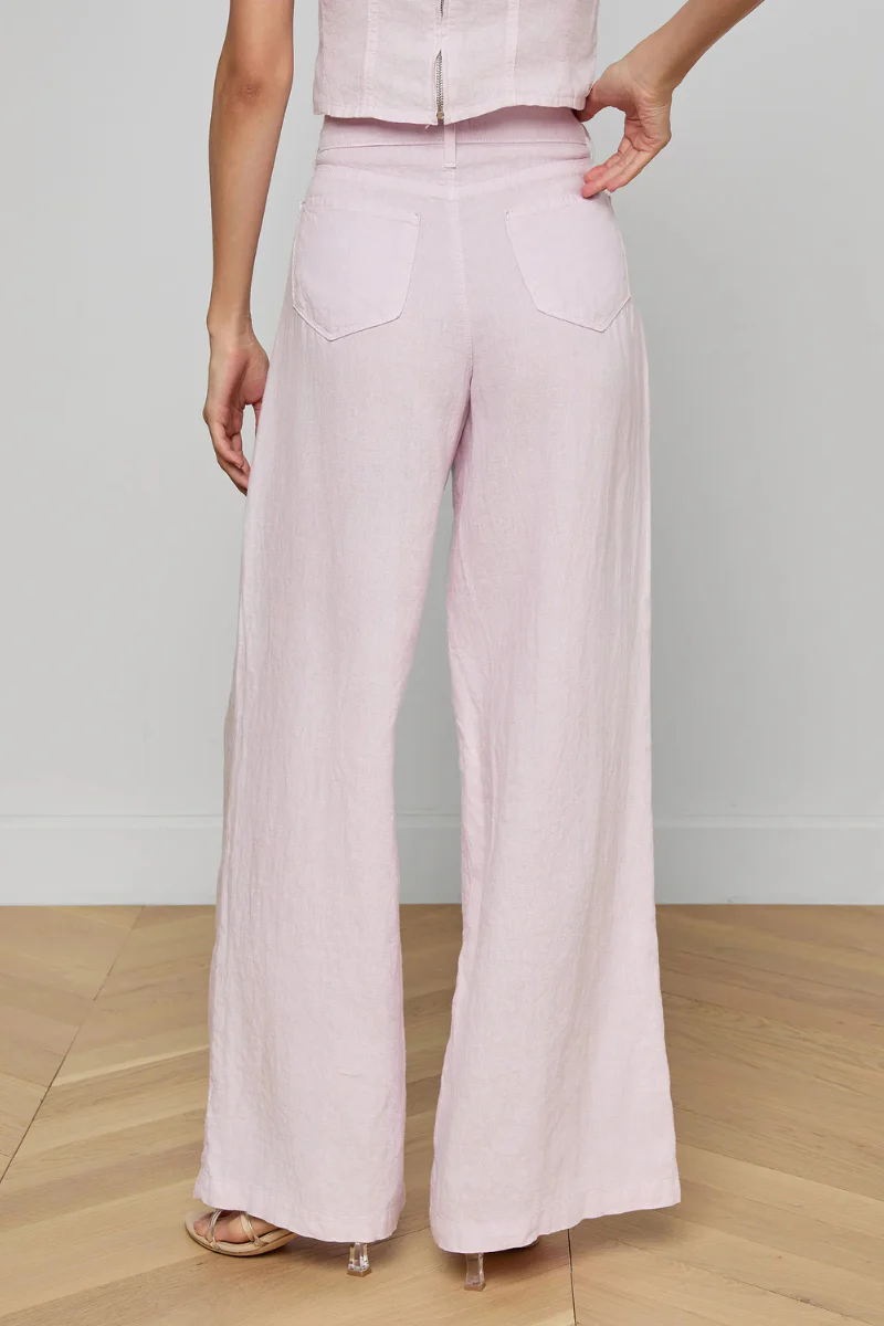Amara Linen Wide-Leg Pant - Image 5