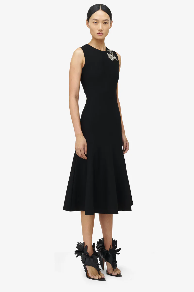 Banshee Embroidered Knit Dress - Image 3