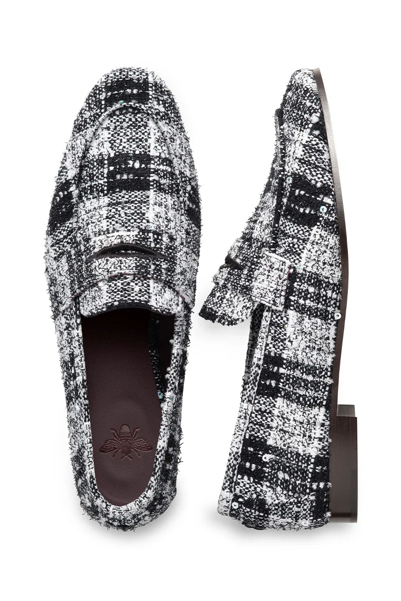 Black and White Tweed Flaneur - Image 2