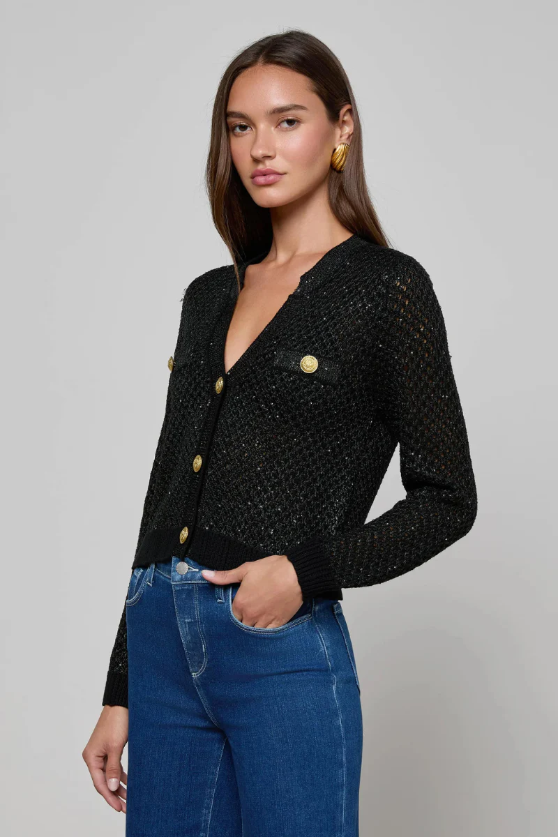 Blanca Sequin Cardigan - Image 2