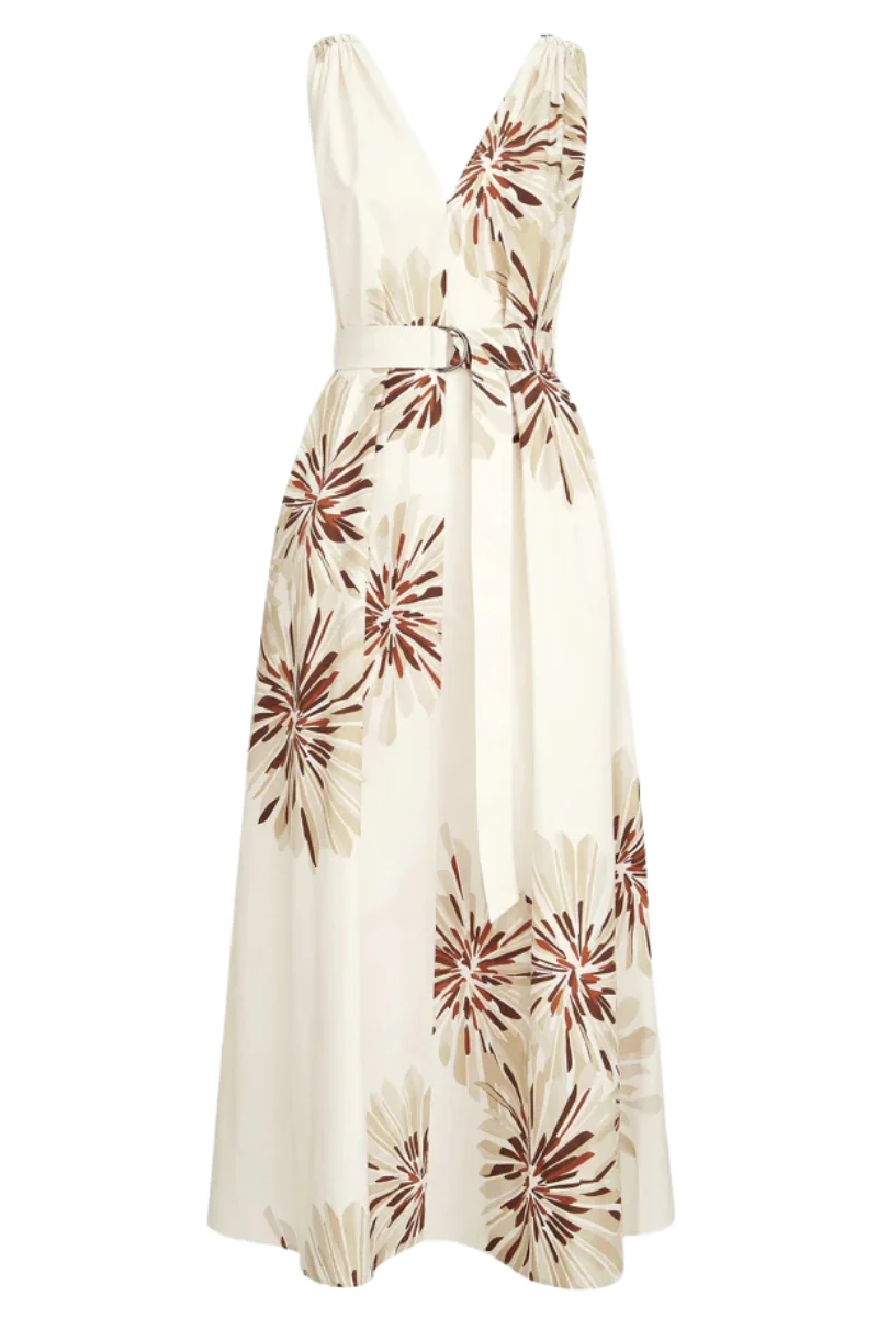Bloom Print Poplin Dress