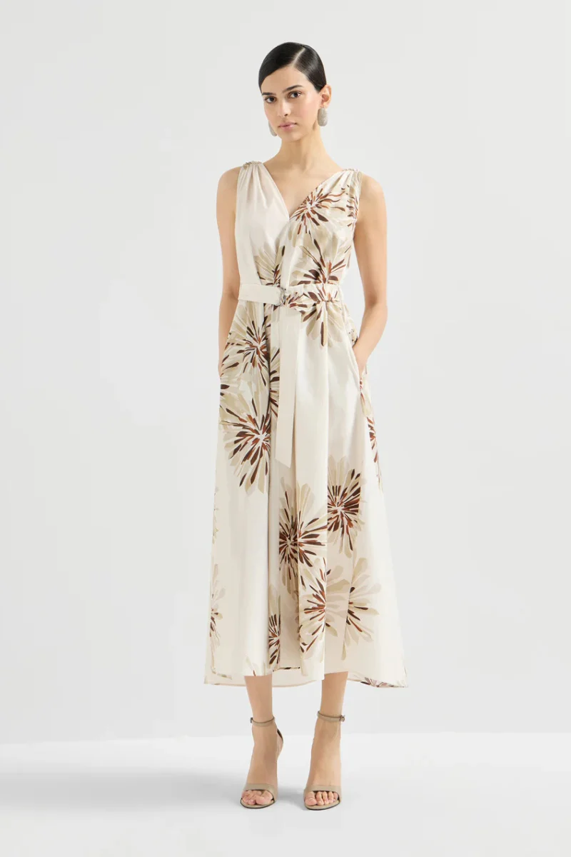 Bloom Print Poplin Dress - Image 2