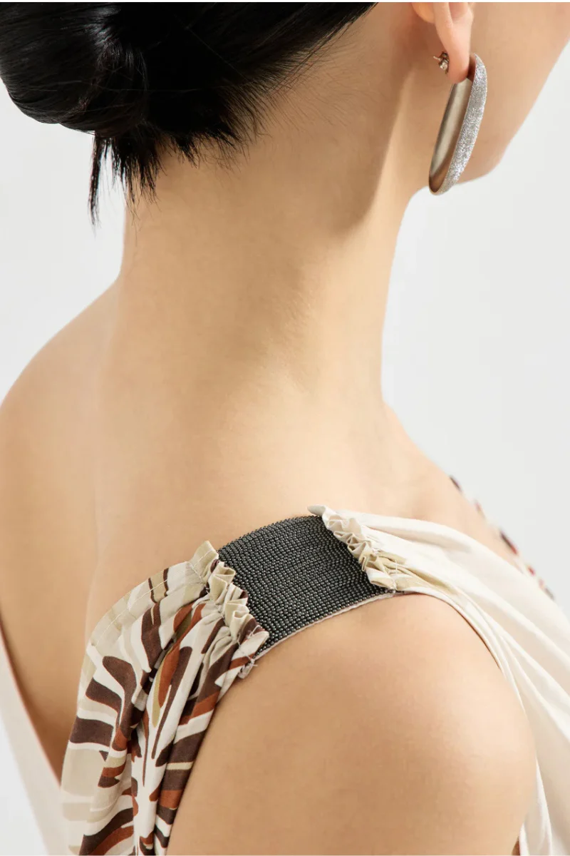 Bloom Print Poplin Dress - Image 5