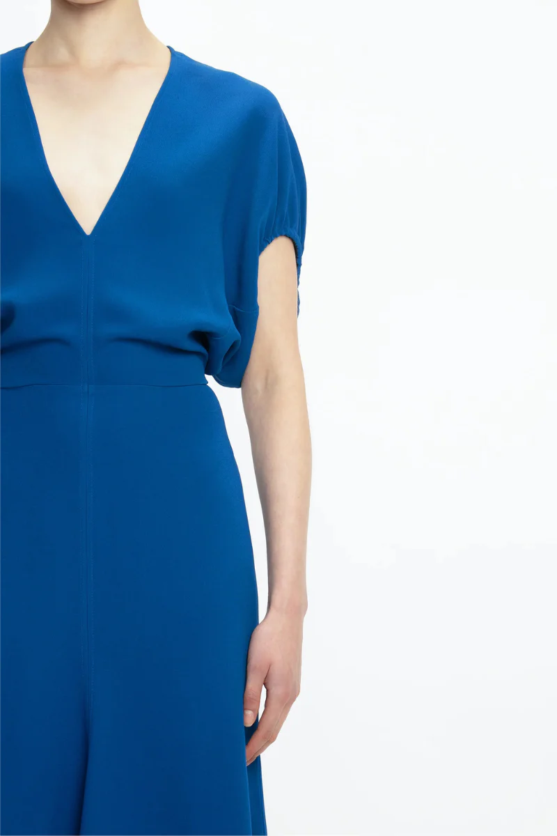 Blouson Detail Midi Dress - Image 3