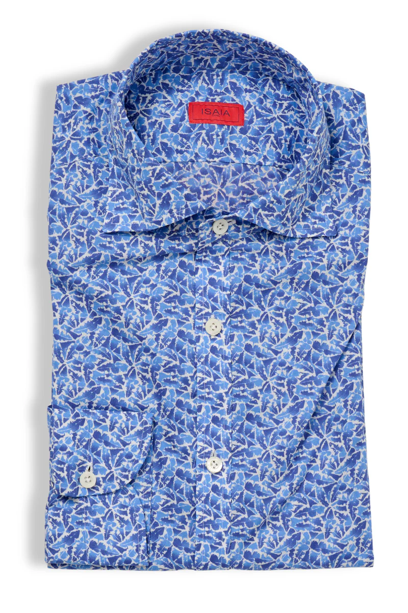 Blue Printed Shirt