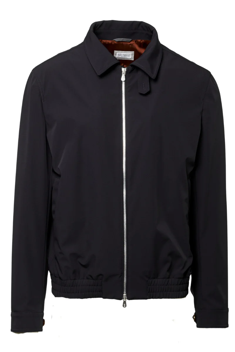 Bonded Nylon Bomber Jacket