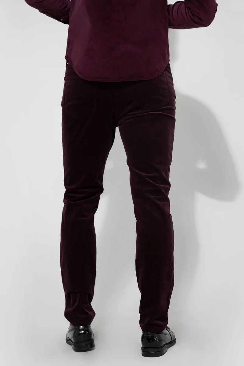 Brando Velvet Plum Jeans - Image 3