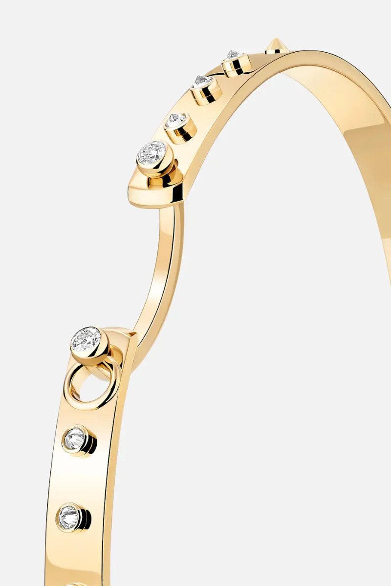 Brunch in New York Mood Bangle, 4mm - Image 2