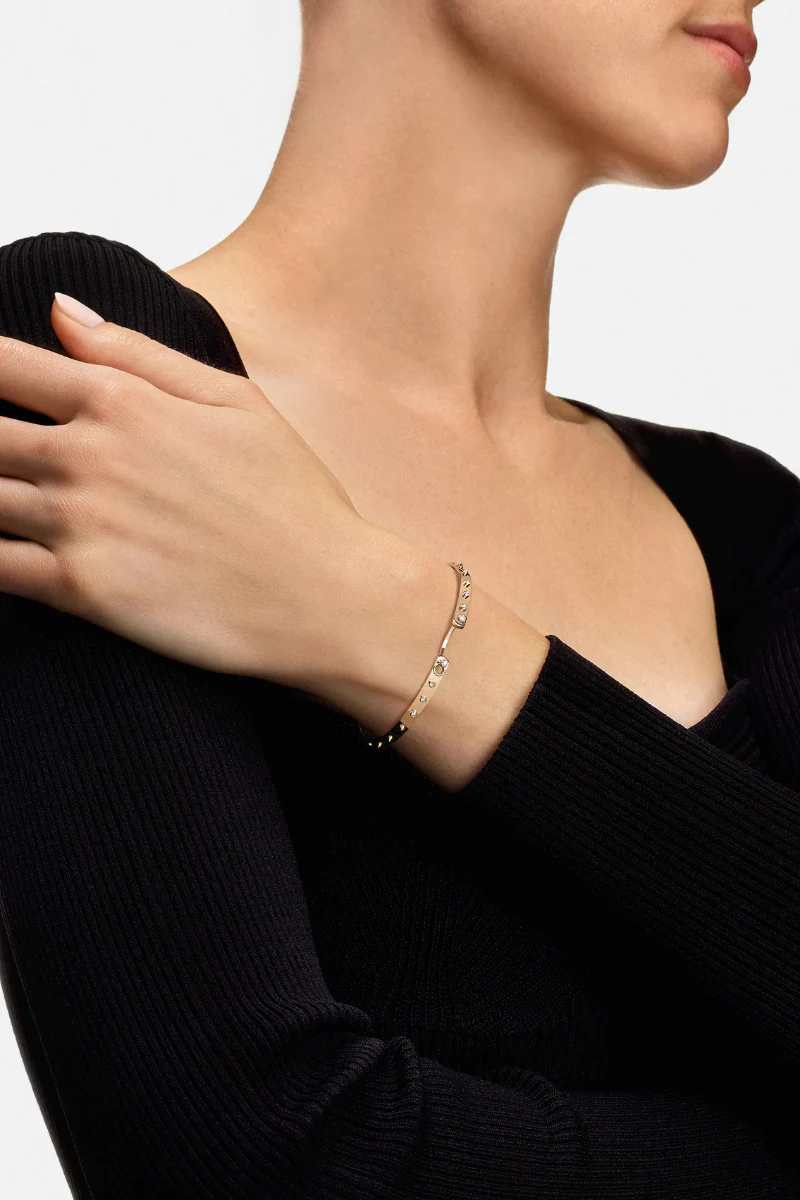 Brunch in New York Mood Bangle, 4mm - Image 3