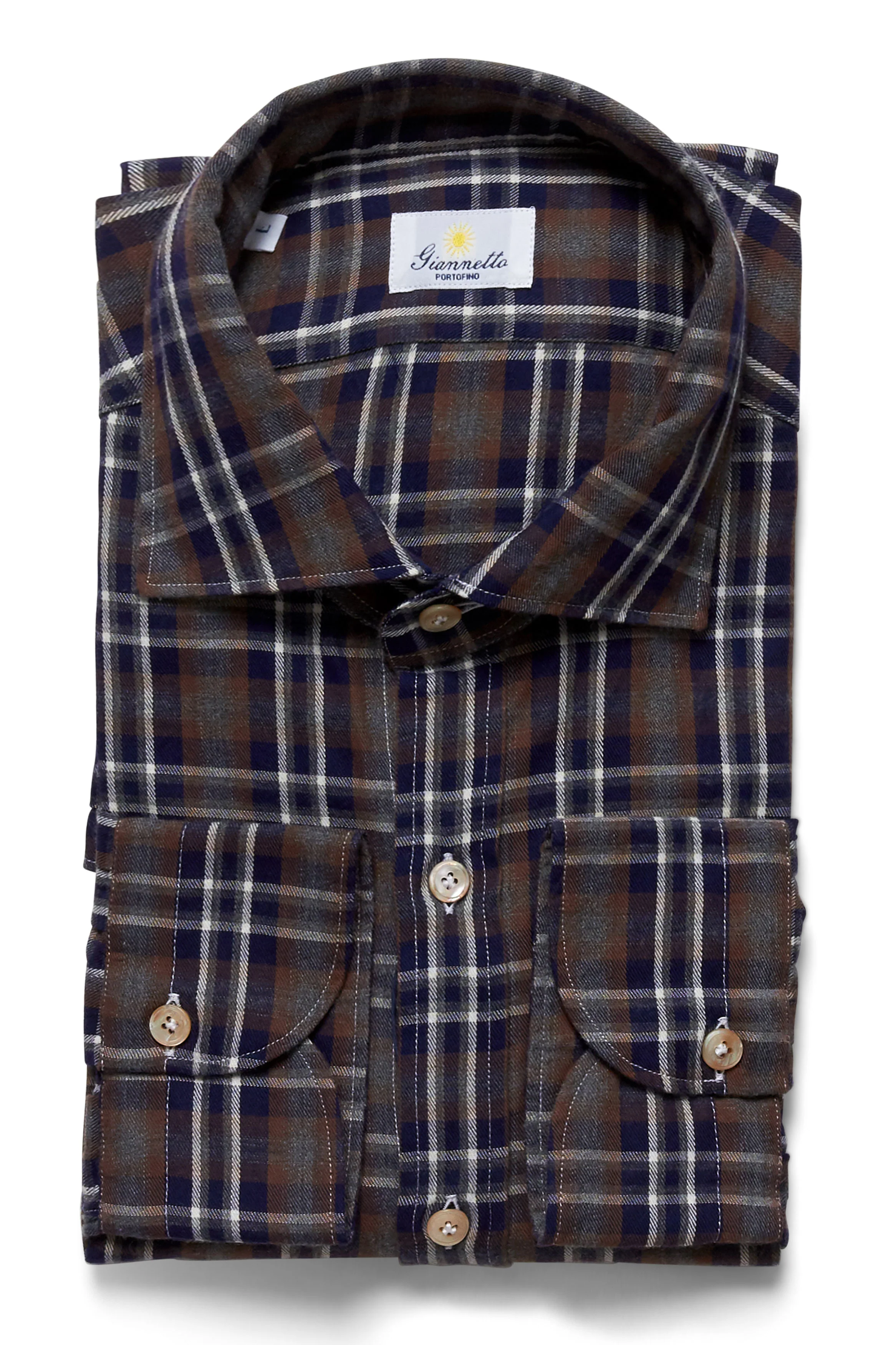 Brushed Cotton Check Shirt