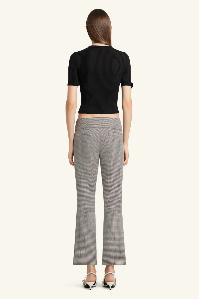 Buckle Rib Knit T-Shirt - Image 8