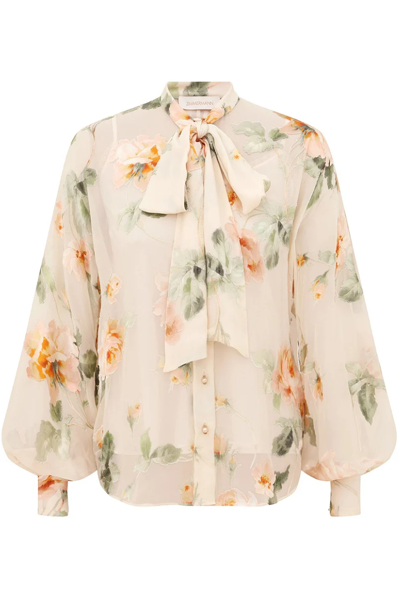 Carousel Burnout Blouse