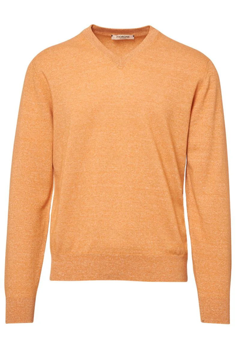 Cashmere Linen V Neck - Image 3