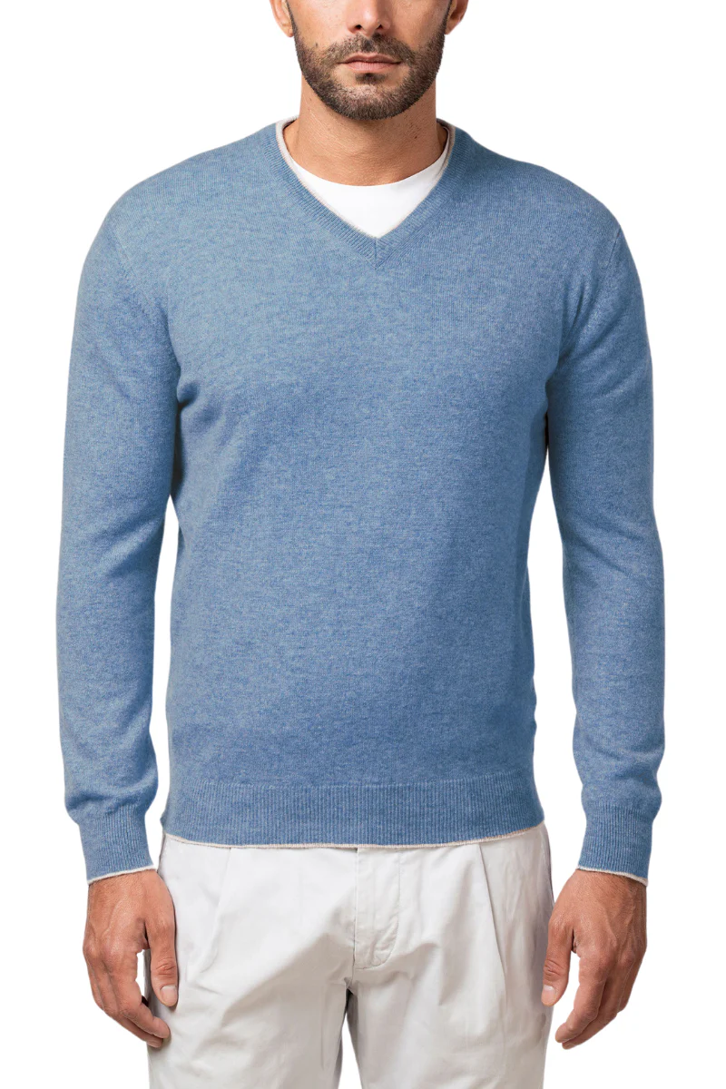 Cashmere V-Neck - Image 3