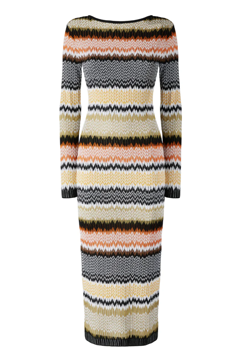 Chevron Midi Dress