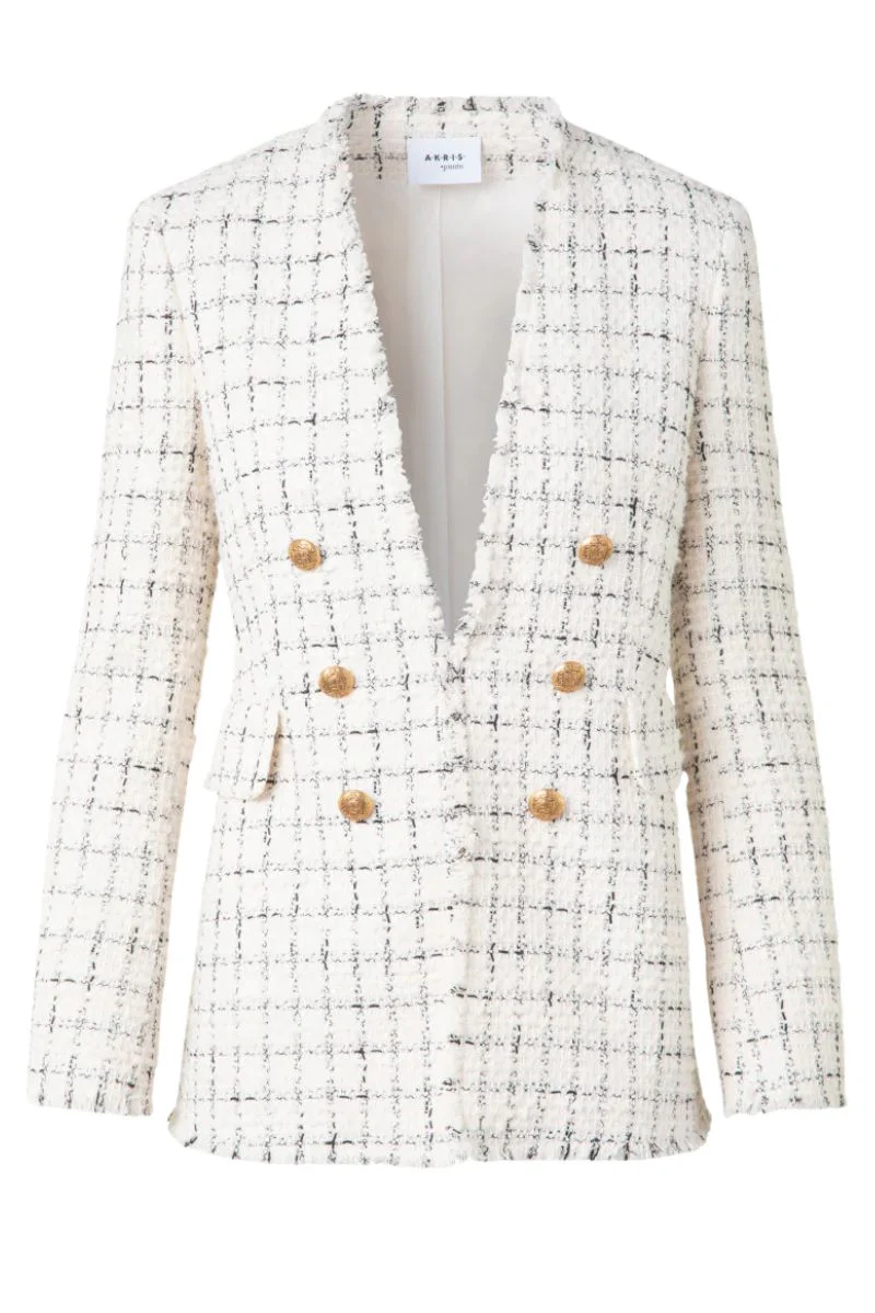 Chunky Tweed Jacket - Image 4