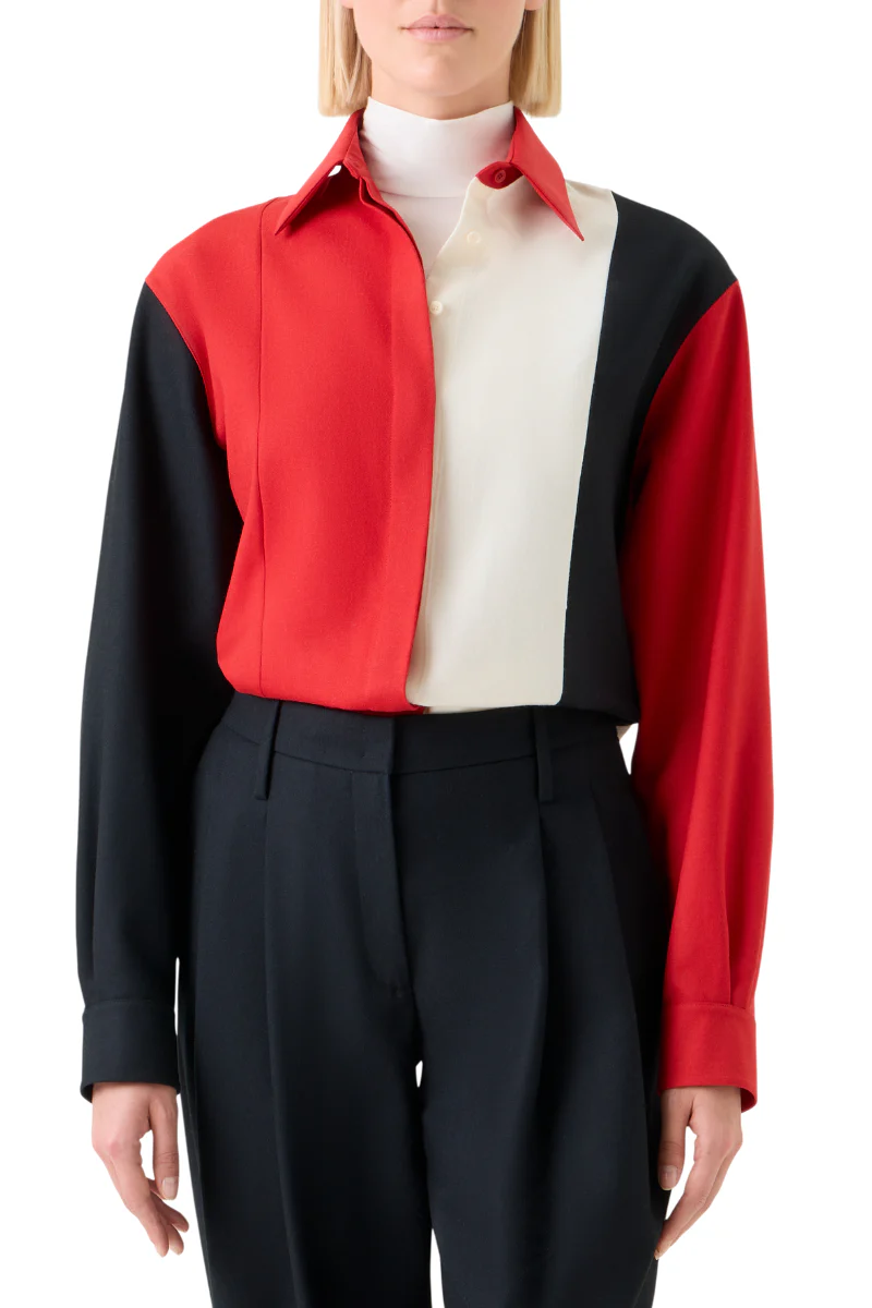 Colorblock Blouse