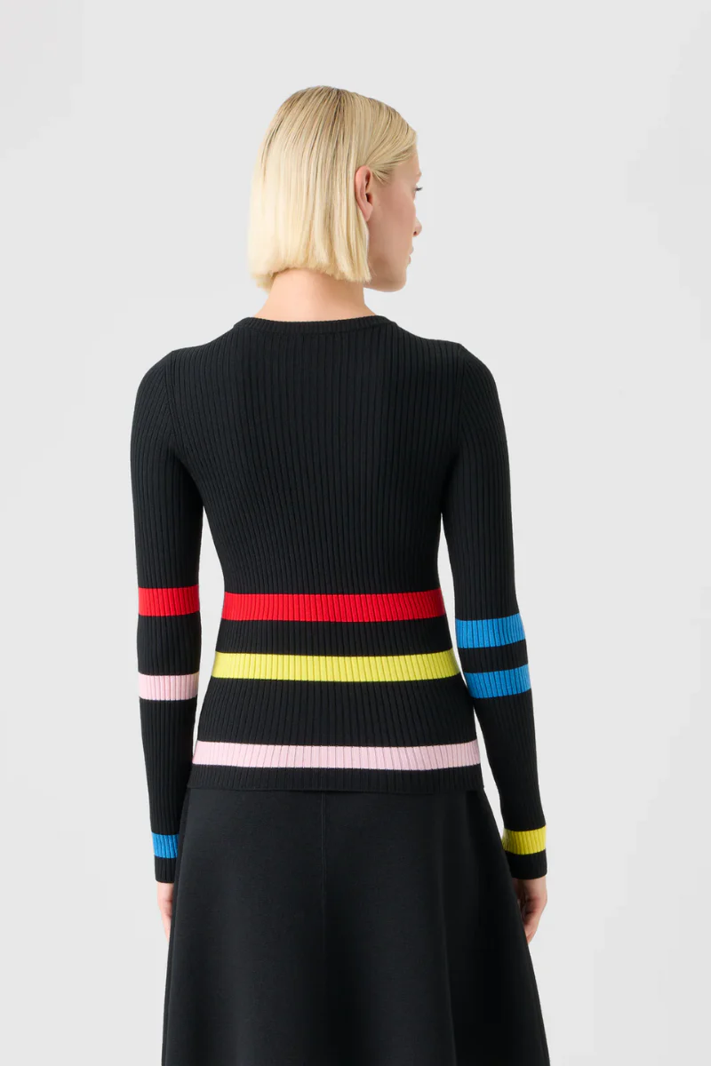 Colorblock Stripe Sweater - Image 3
