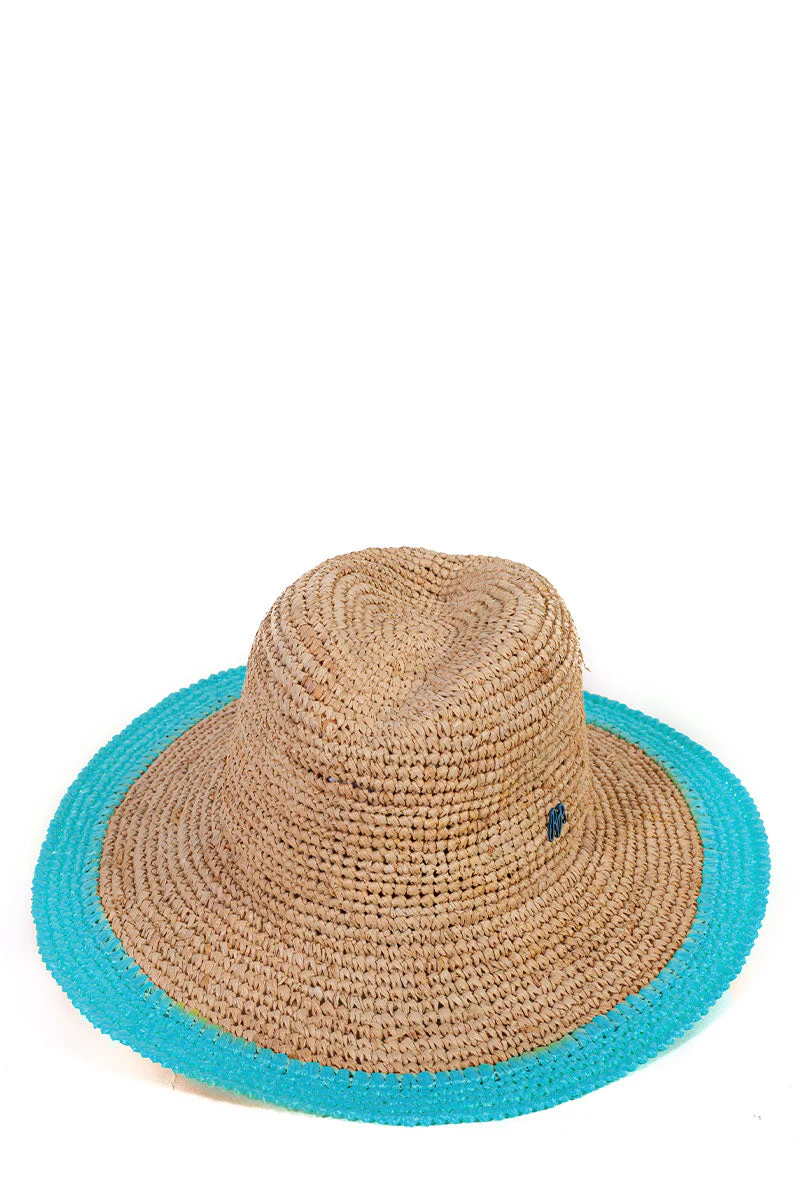 Colored Brim Fedora
