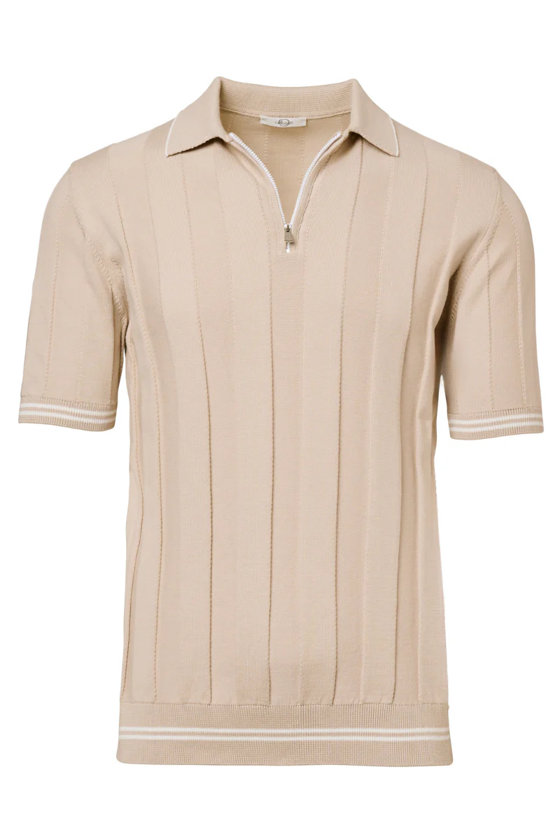 Contrast Stripe Polo - Image 2