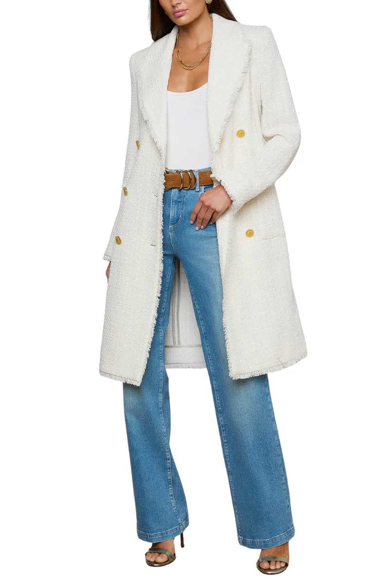 Cooper Tweed Trench Coat
