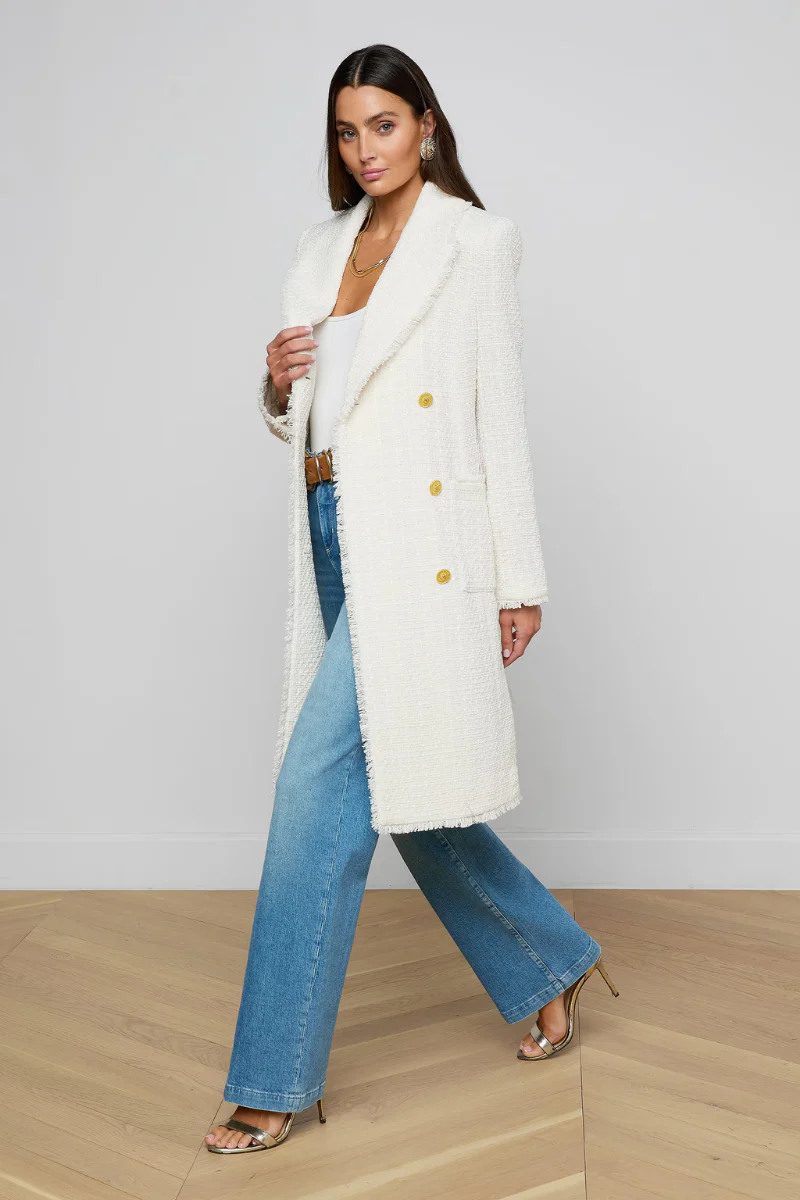 Cooper Tweed Trench Coat - Image 2