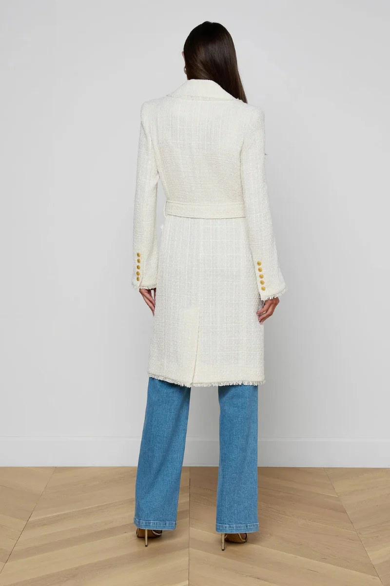Cooper Tweed Trench Coat - Image 3
