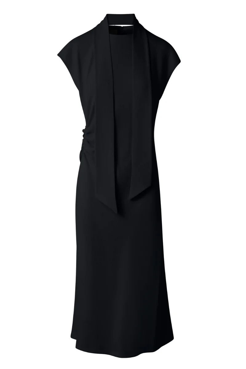 Crêpe Midi Dress - Image 5