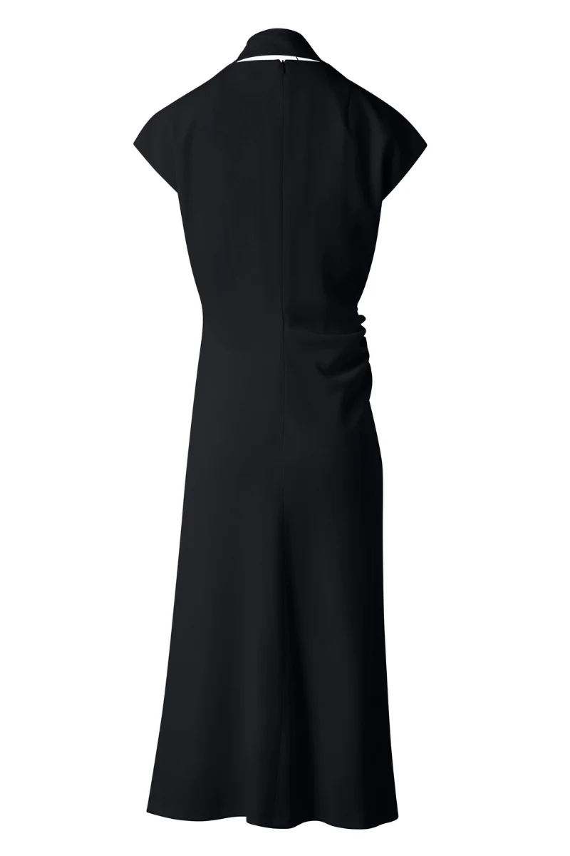 Crêpe Midi Dress - Image 7