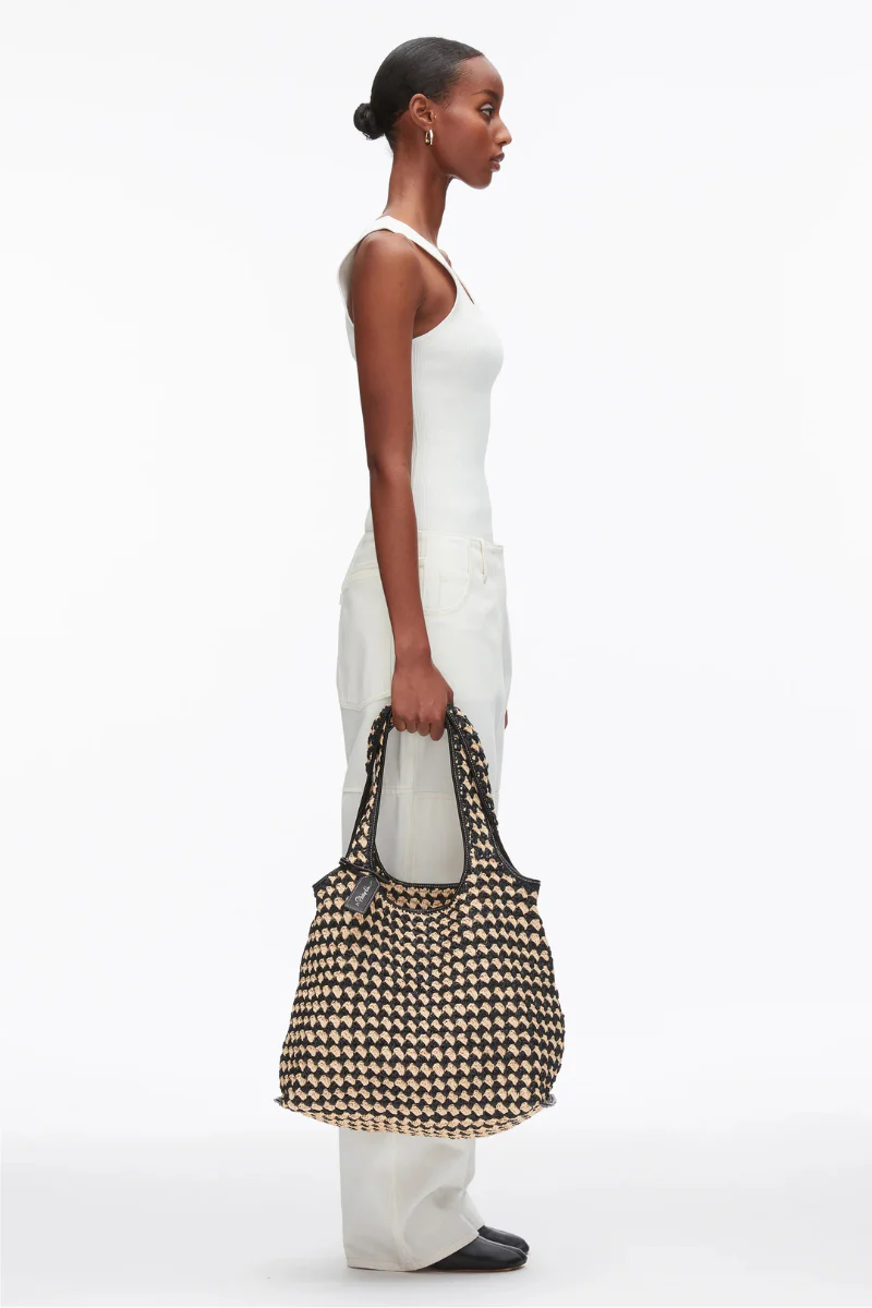 Crochet Raffia Market Tote - Image 2
