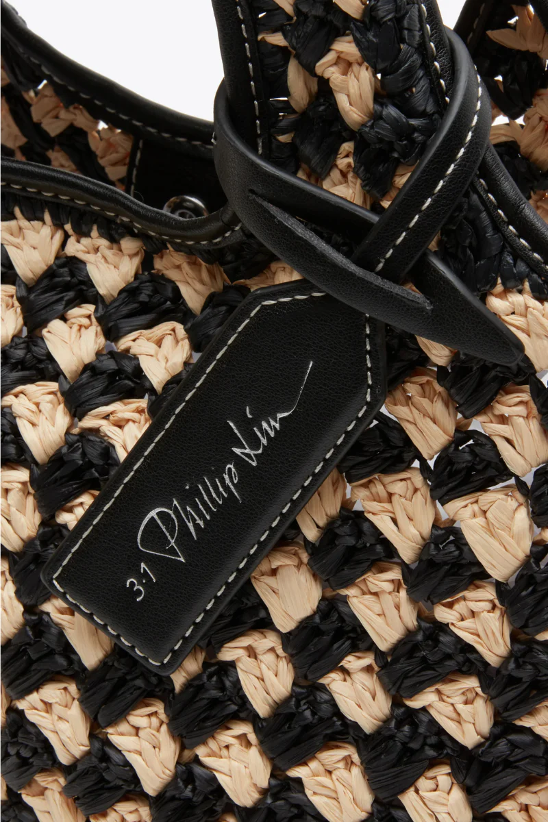 Crochet Raffia Mini Market Tote - Image 4