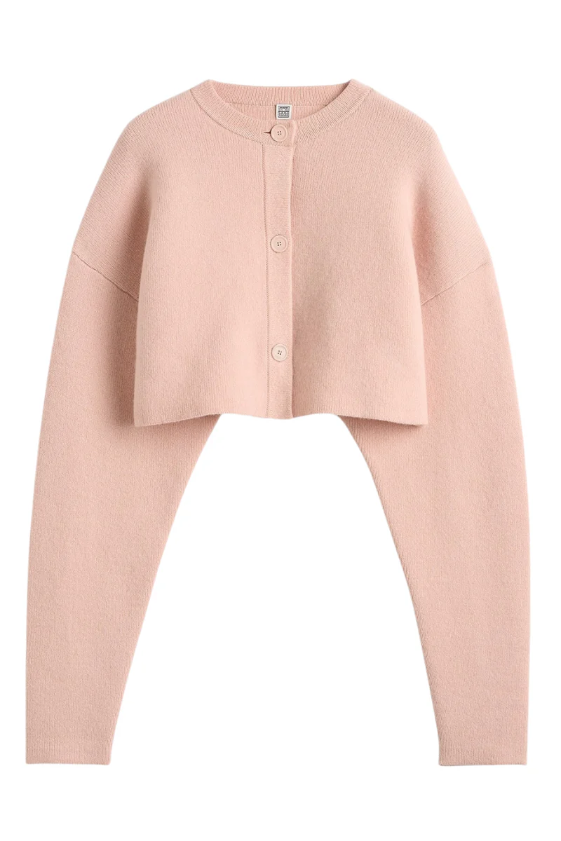 Cropped Oversized Cardigan