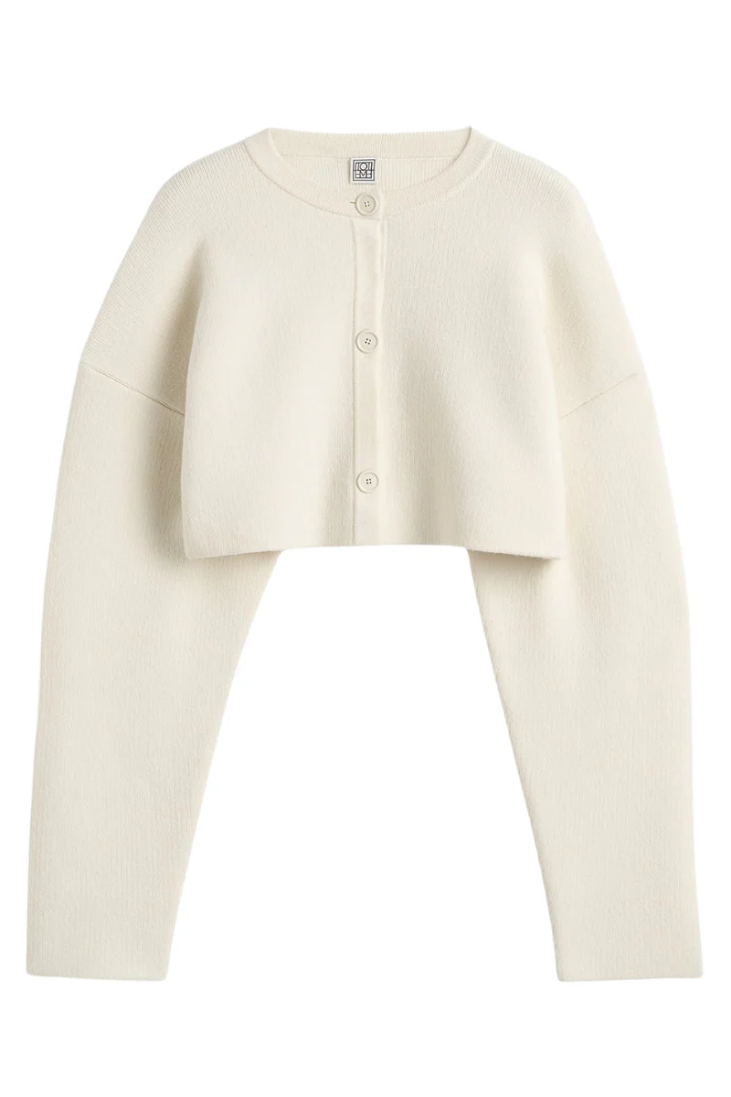 Cropped Oversized Cardigan - Image 5