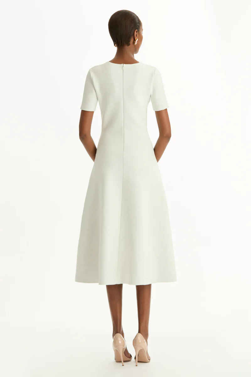Cyclamen Jacquard Dress - Image 3