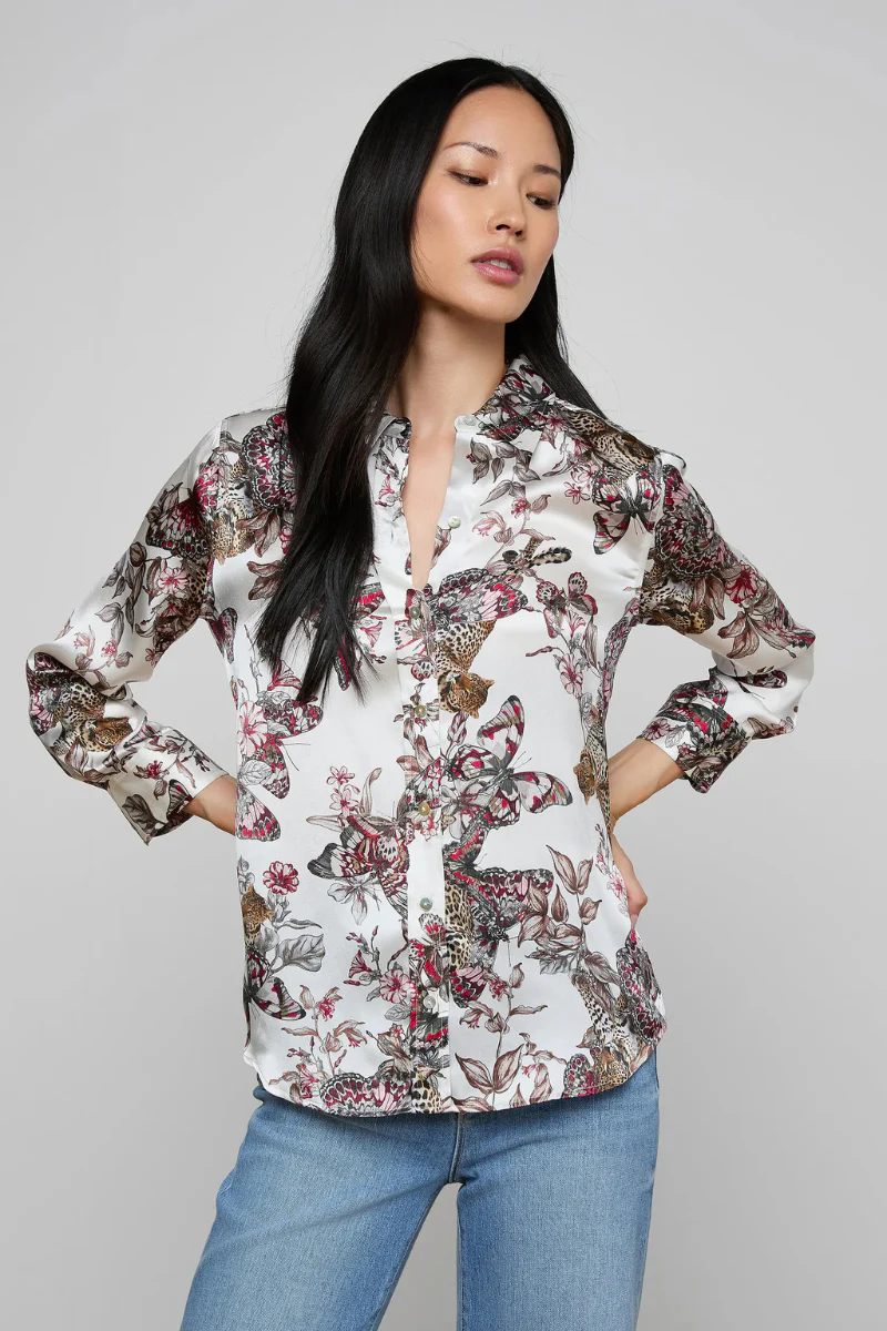 Dani Silk Blouse - Image 2