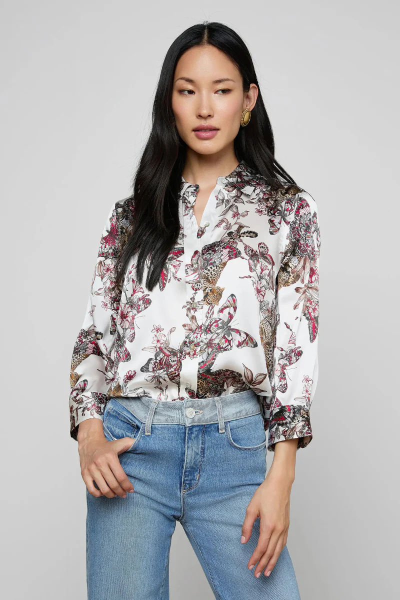 Dani Silk Blouse - Image 3