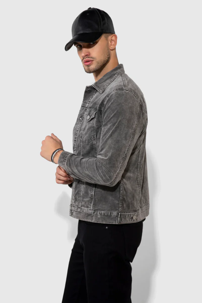 Dean Velvet Vintage Carbon Jacket - Image 2