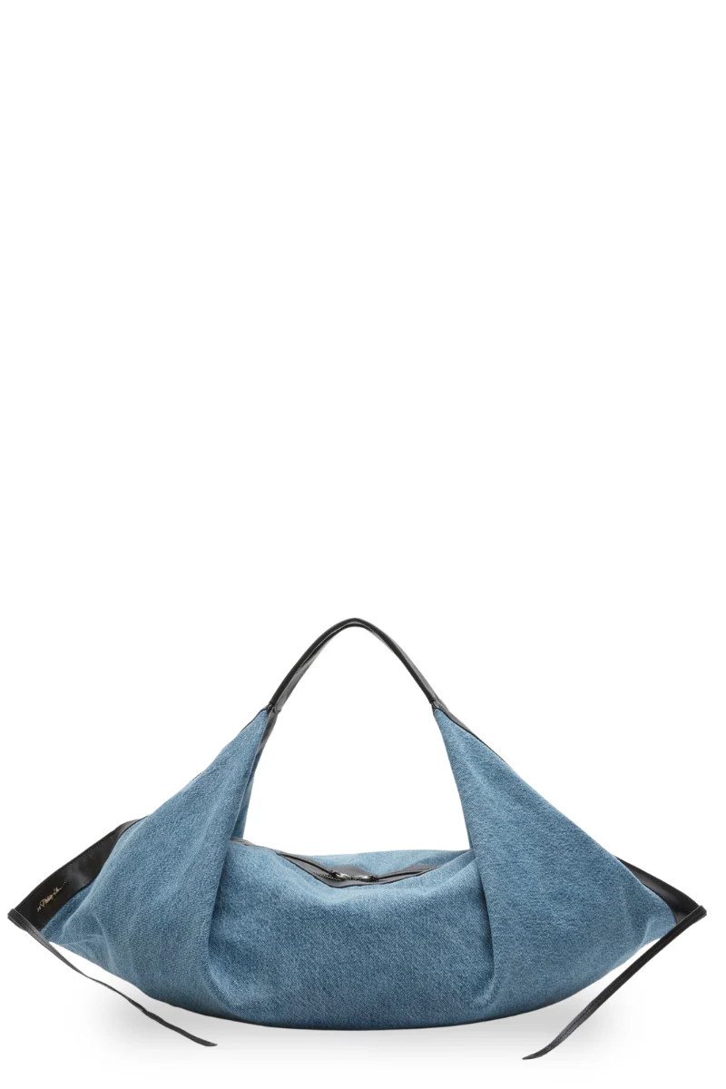Denim Luna Large Bag