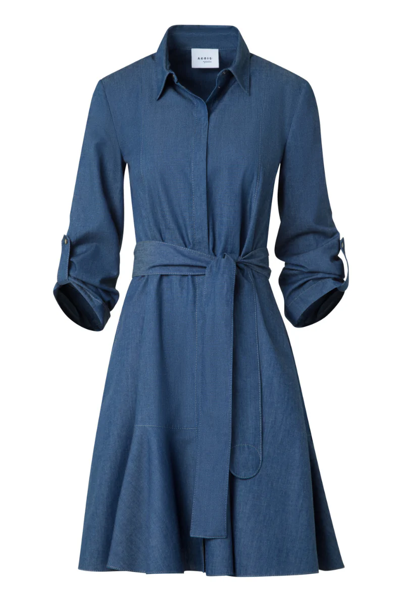 Denim Shirt Dress - Image 3