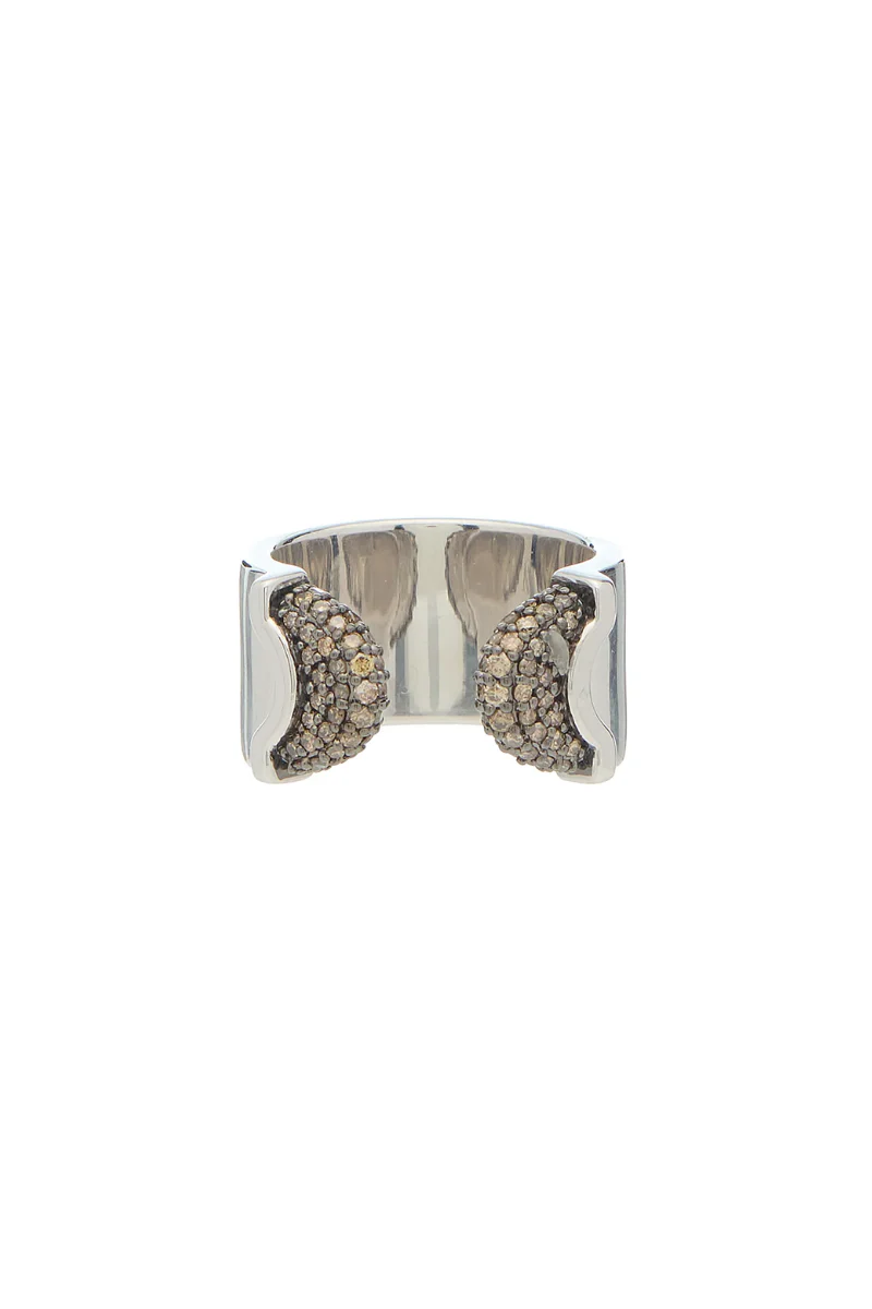 Doppia Luna Ring