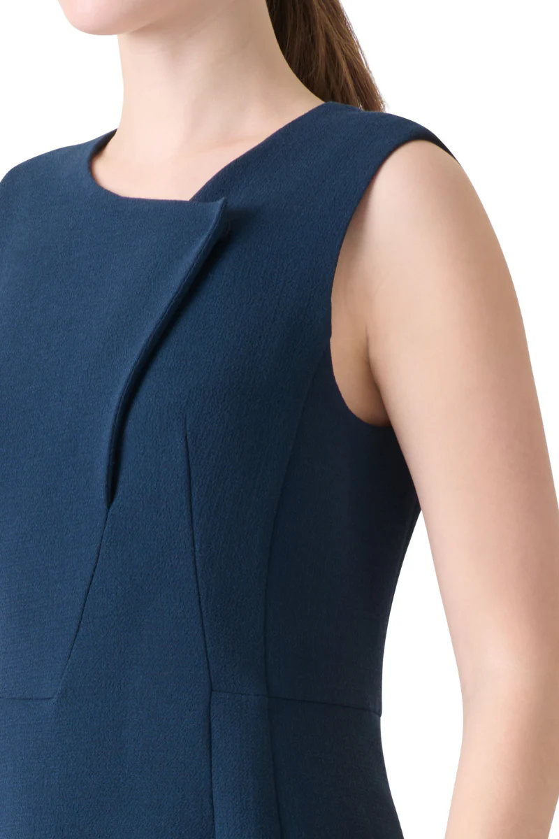 Double-Face Crêpe Sheath Dress - Image 3
