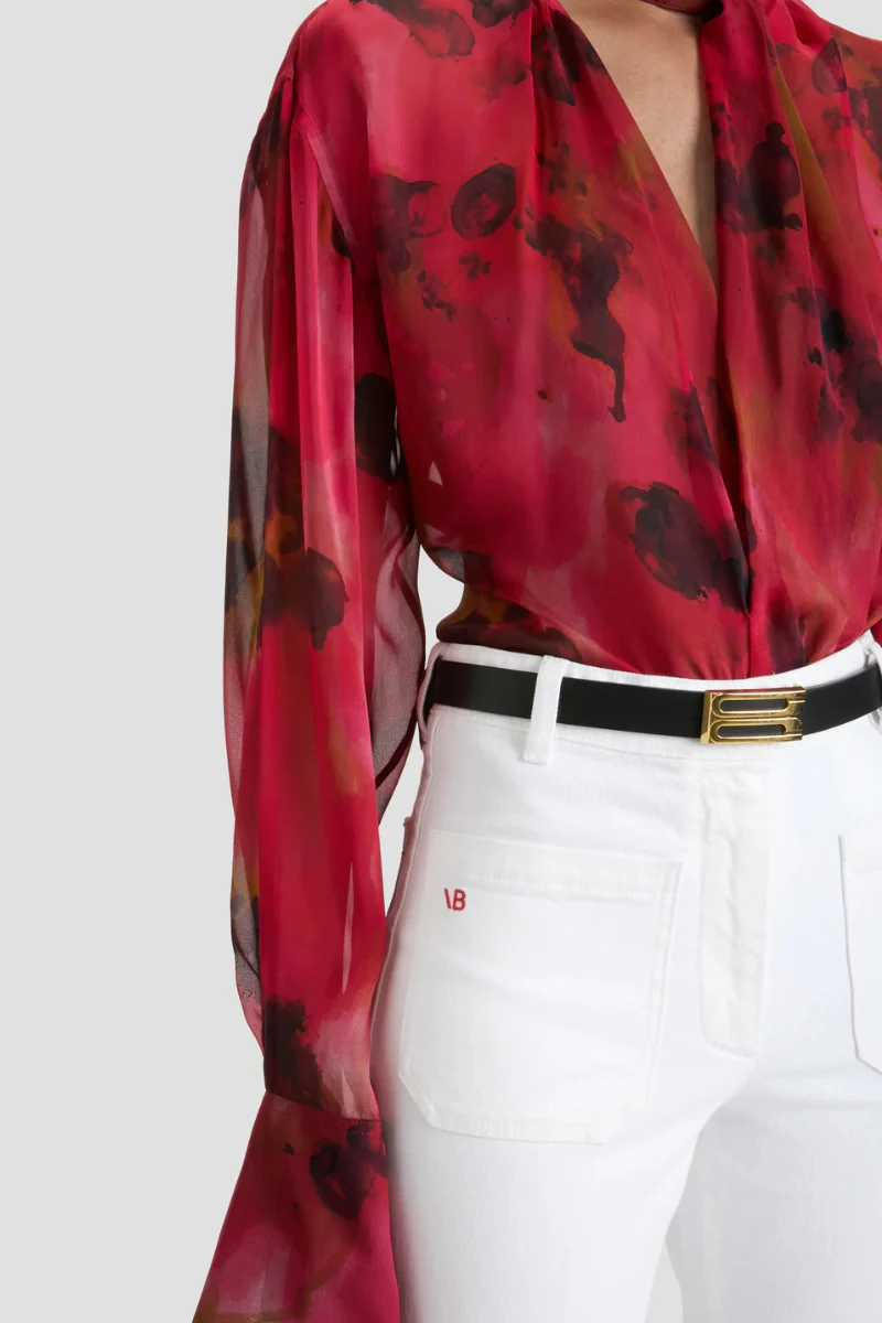 Drape Detail Blouse - Image 2