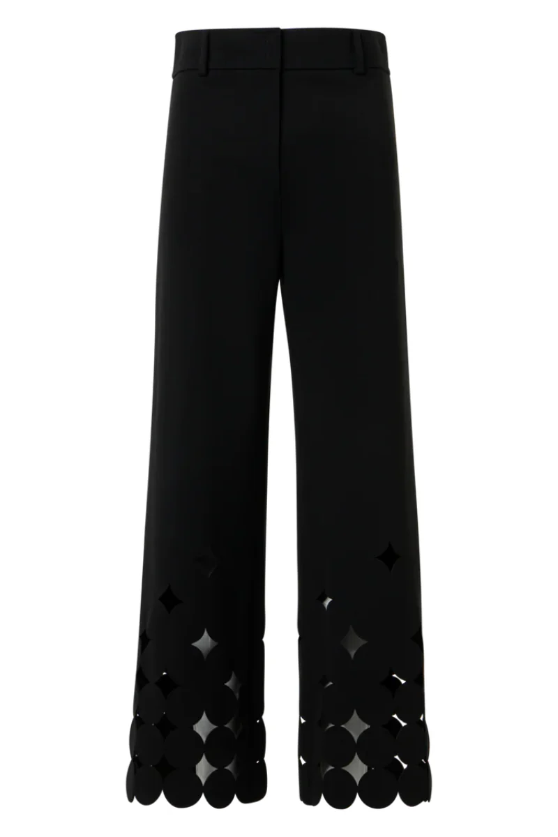 Dropping Dot Cut Out Chieko Pants