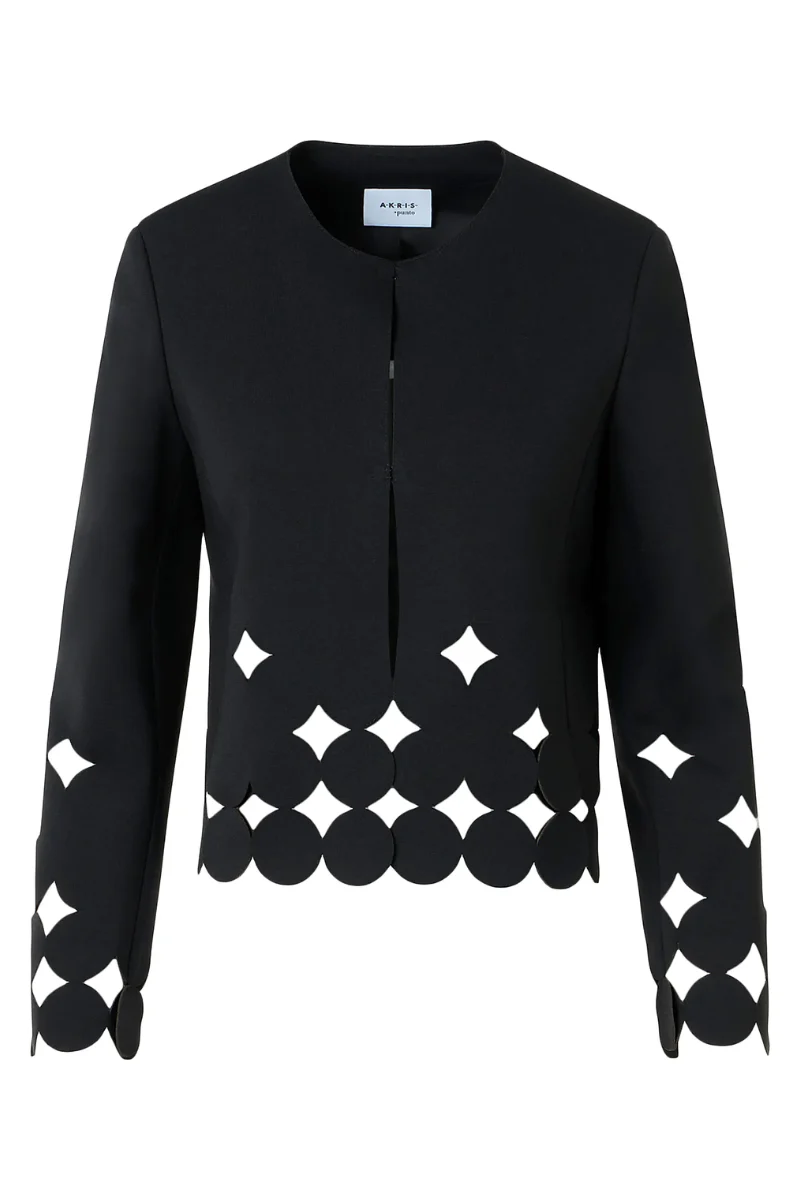 Dropping Dot Cut Out Jacket